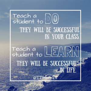 Teach a student to