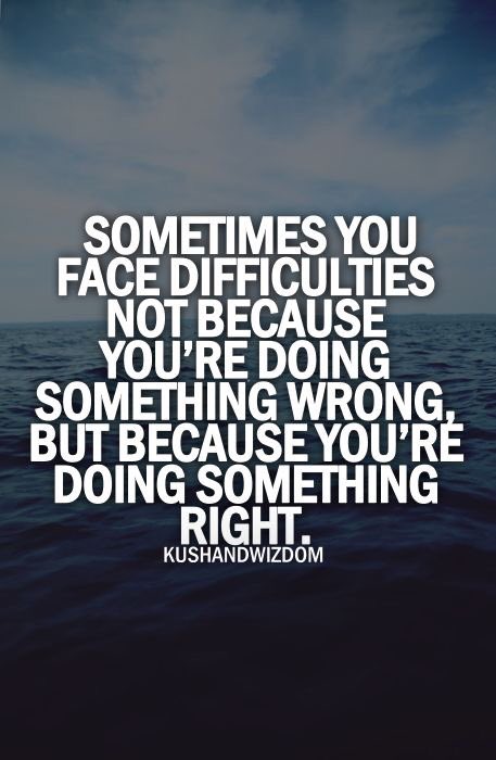 Difficulties Doing Something Right